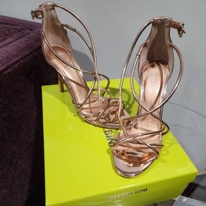 Rose Gold Strappy Heel